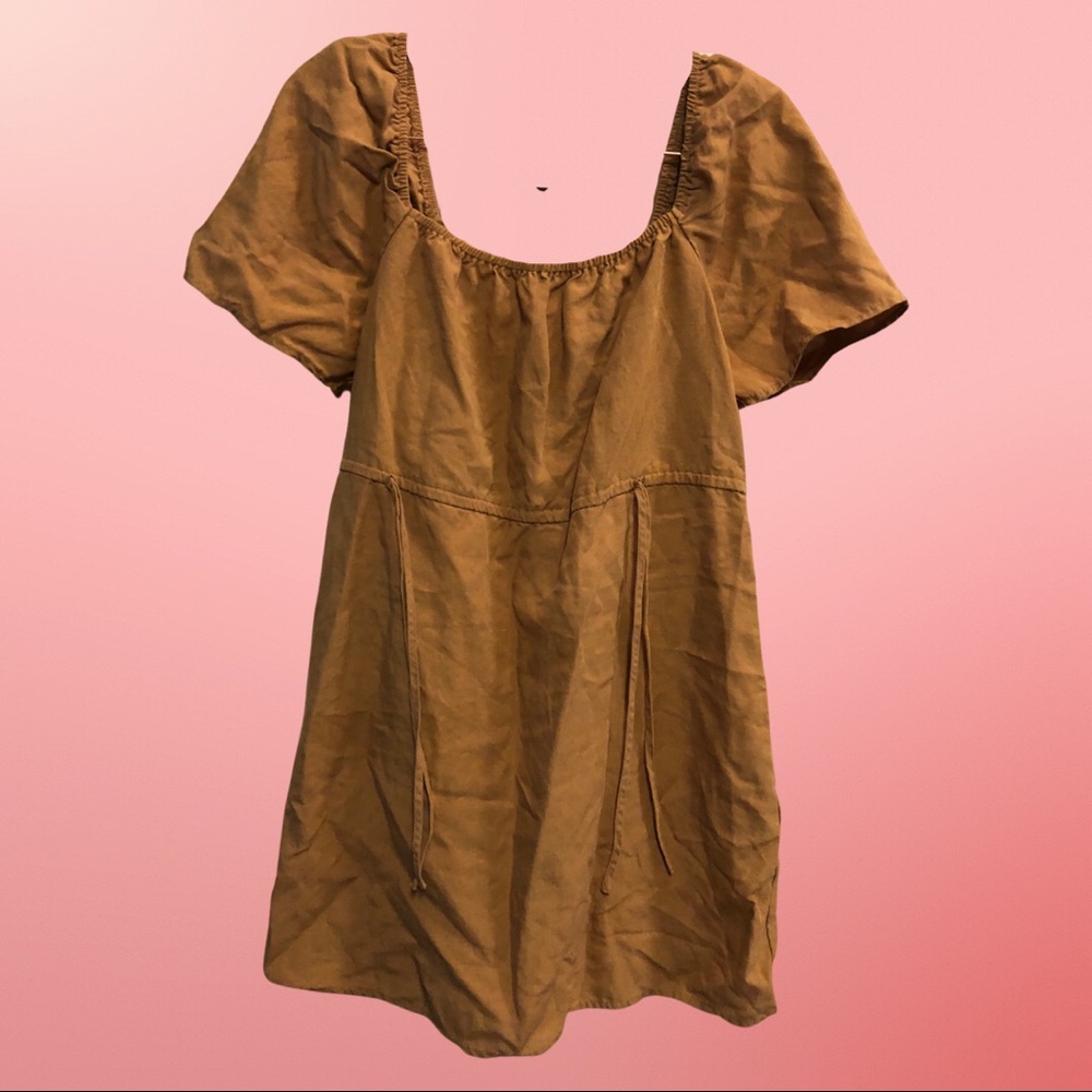 Smocked back dress